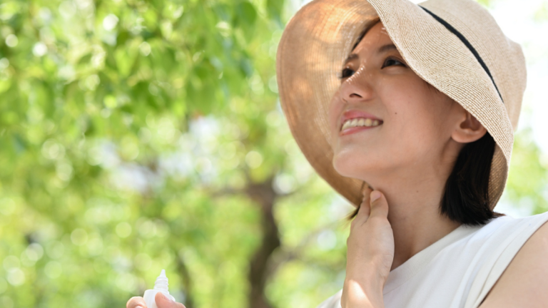 夏の肌ダメージを守る日中のケアと、眠っている間の回復を活かす快眠美容について紹介する鍼灸院HARIBIOのブログ